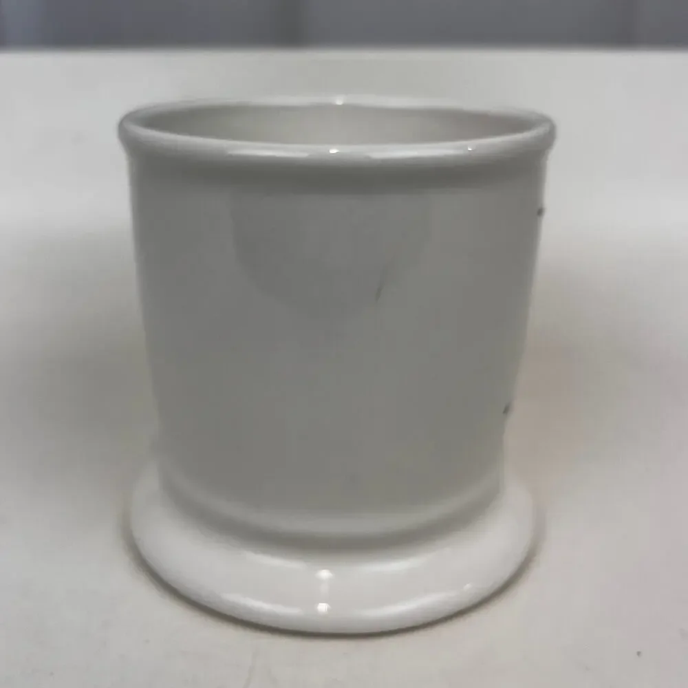 Anthropologie Monogram Initial Letter F Shaving Style Mug Coffee Cup 14 oz